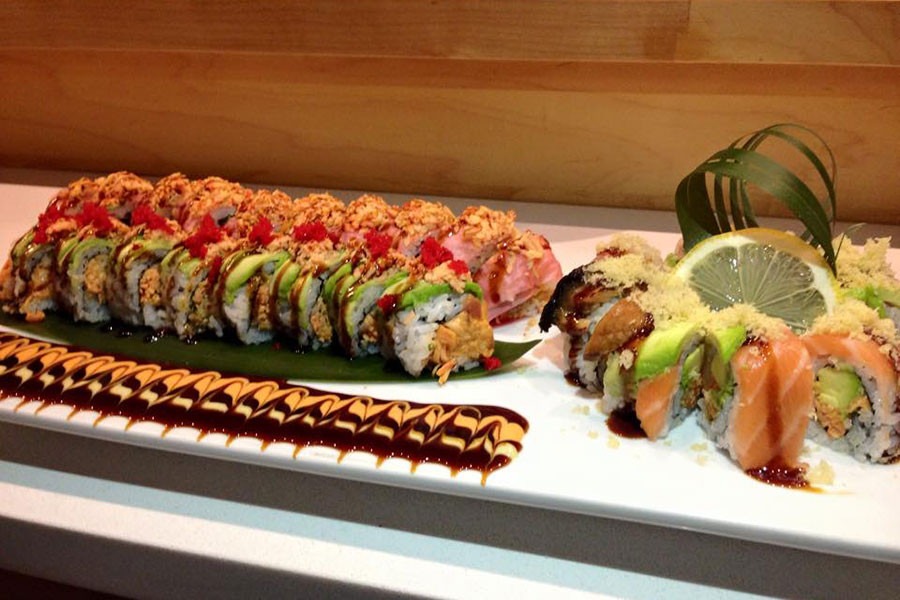 Signature sushi rolls